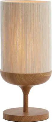 Image de Light & Living - lampe de table - Dania - beige naturel - coton métal - Ø 22cm - E27 - 1885743