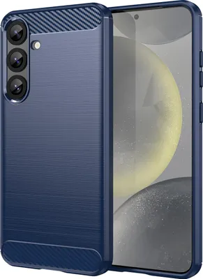 Obrázok produktu pre Puzdro pre Samsung Galaxy S25 Plus/S24 Plus - Zadný kryt Phonesta Carbon Silikónový - Modrá