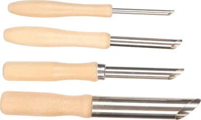 Obrázok produktu pre 4 kusy rezačky na hlinu, nerezová oceľ, rezbárske nástroje, prenosné keramické sochárstvo pre domácnosť