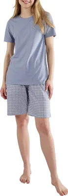 Produktbild von GÖTZBURG Damen Shorty blau kariert Größe: 40