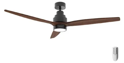 Obrázok produktu pre Cecotec 05841, Domáci lopatkový ventilátor, Čierna, Hnedá, Strop, 132 cm, Bezdrôtový, 8 h