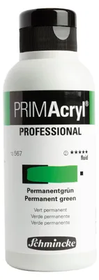 Produktbild von Schmincke 250ml PRIMAcryl Permanentgruen hell Acryl 13 567 027 fluid