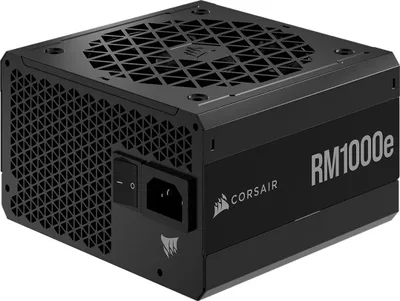 Produktbild von Corsair RM1000e, 1000 W, 100 - 240 V, 47 - 63 Hz, 12 - 6 A, 150 W, 1000 W