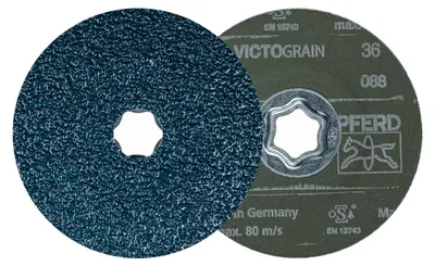 Immagine prodotto di PFERD TOOLS COMBICLICK Disco in fibra VICTOGRAIN 36