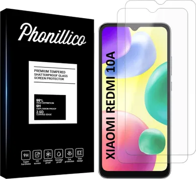 Immagine prodotto di Vetro temperato per Xiaomi REDMI 10A [2 pezzi] Pellicola protettiva dello schermo Antigraffio Vetro Resistente Phonillico®