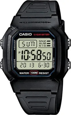 Immagine prodotto di Orologio Casio W800H1AVES, al quarzo, digitale, resina, impermeabile fino a 10 ATM