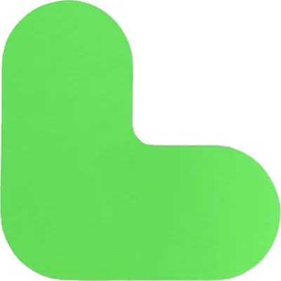 Produktbild von Ecke  -  Anti - Rutsch  Grün  19 x 19 cm Anti - Rutsch - Bodenaufkleber - Grün - Anti - Rutsch - Polyvinyl chloride (PVC) - 0,78 mm - Innenbereich - DME420