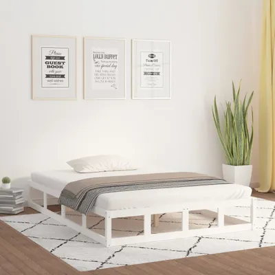 Produktbild von Massivholzbett Weiß 200x200 cm , Klassische Betten Design 2024