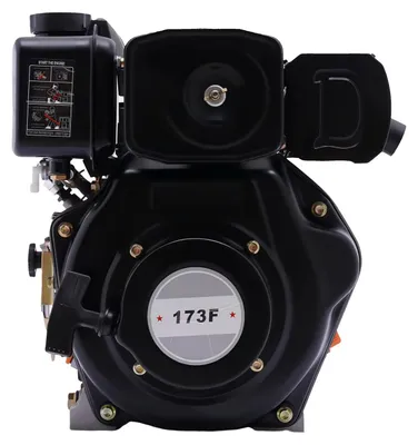 Produktbild von Dieselmotor - Einzylinder-Viertaktmotor - 247 cm³ Hubraum - 5 PS - Luftgekühlt - 4,05 kW - Schwarz