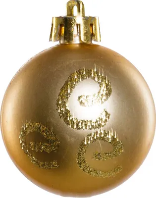 Produktbild von TrendLine Weihnachtskugeln bruchfest, langlebig Ø 4 cm gold 12 Stück