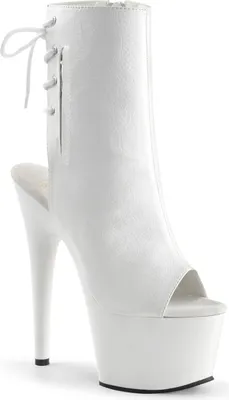 Produktbild von ADORE-1018 Damen Booties von Pleaser, Weiß , EU 40, US 10