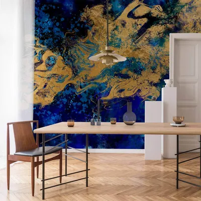 Produktbild von Vlies Fototapete - Gorgeous Blue 350x256 cm Abstrakt f-A-10010-a-a