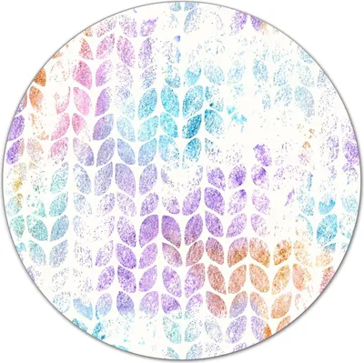 Produktbild von Glas-Herdabdeckplatte Glaskeramikkochfeld-Abdeckung Schneideplatten - 40 cm - Bunte Aquarellfarbe