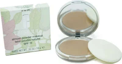 Produktbild von Clinique Almost Powder Makeup SPF 15, Kompaktes Gehäuse, Pulver, Universal, Feuchtigkeitsspendend, Schutz, Messe, Fair