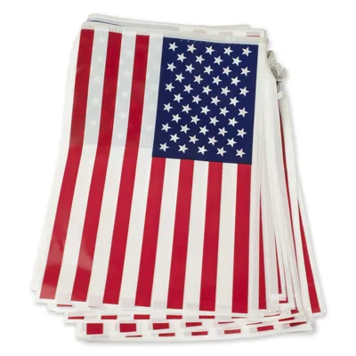 Obrázok produktu pre Bristol Novelty Vlajková girlanda USA BN1139 (jedna veľkosť) (červená/biela/modrá)