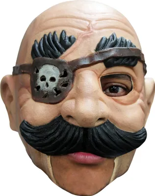 Produktbild von Captain Kahlkopf - Fasching Halloween Pirat Maske