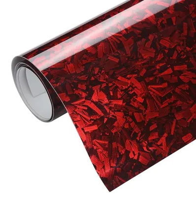 Productafbeelding van Autofolie, rood, glanzend, kristalpatroon, zelfklevend, 75 x 152 cm, PVC