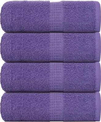 Produktbild von "2026 Aktion"Gästetücher FROGN 4er set - modernes Design - Lila 30x50cm 360 g/m² NEU651198 - Handtücher