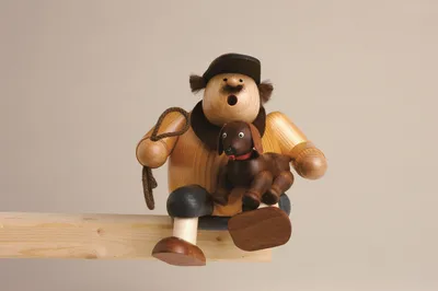 Produktbild von Hundefreund - Kantenhocker (16cm) Räuchermann von KWO