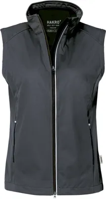 Produktbild von HAKRO Damen Light-Softshellweste Sarina 254, anthrazit, M