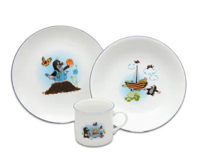 Produktbild von Thun 1794 Maulwurf und Boot, Kinderset, Thun, 3 Stück