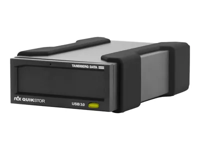 Produktbild von Overland-Tandberg O-T RDX Laufwerkskit mit 5TB Kassette, extern, schwarz, USB3+