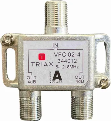 Image de Répartiteur TRIAX double, 1,2 GHz, 3,5 dB, 1 pièce.