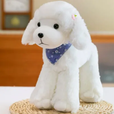 Productafbeelding van Pluche Poodle hond - 30 cm schattige knuffel
