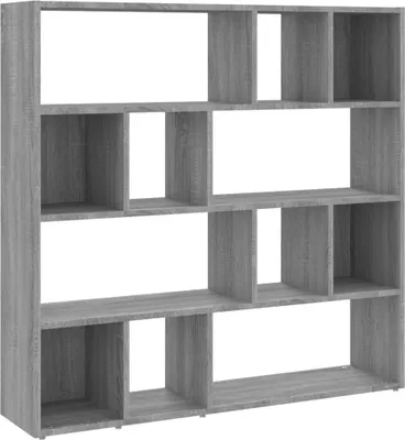 Produktbild von vidaXL Bücherregal/Raumteiler Grau Sonoma 105x24x102 cm