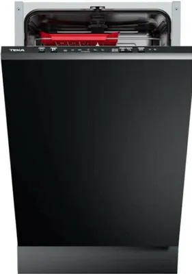 Produktbild von Teka DFI 44800, Voll integriert, Single (45 cm breit), Schwarz, Berührung, LED, 10 Maßgedecke
