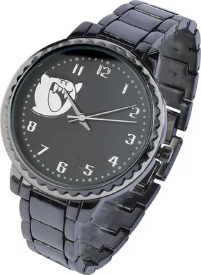 Produktbild von Super Mario Armbanduhren Uni Buu-Huu schwarz/silberfarben Standard