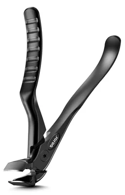 Produktbild von Zehennagelknipser für dicke Nägel Langer Griff mit Fänger Präzisions-Nagelschneider Schwarz Edelstahl