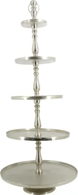 Obrázok produktu pre Etážový štetec Aluminium Silver 61 x 61 x 140 cm