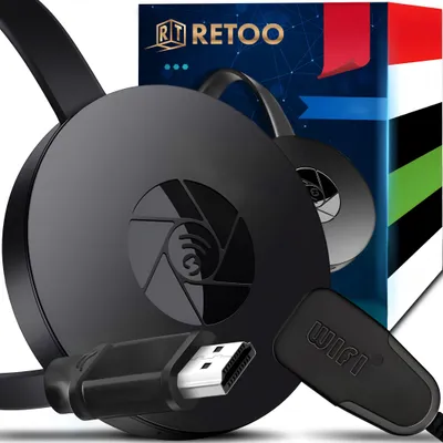 Produktbild von Wireless  Multimedia Receiver HDMI Display Dongle Smart TV Stick WiFi Streaming Miracast DLNA Airplay WLAN Empfänger USB1080p Full HD HDTV Retoo