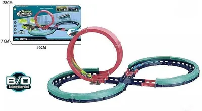 Produktbild von Batteriebetriebene Autorennbahn (Spielzeug, Fahrzeuge)