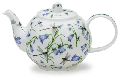 Teekanne Dovedale Harebell, Feinporzellan, 1,2 l