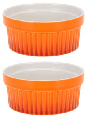 Produktbild von Farbige keramische Mehrzweckförmchen 260 ml - 2 Stück