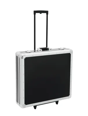 Image de ROADINGER Porte-CD, noir, 200 CDs, avec trolley