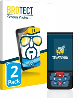 Produktbild von 2x Für Bosch GLM 150-27c Schutzfolie BROTECT Displayschutz Display Schutz Folie Klar Transparent
