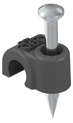 Produktbild von 100 Stück OBO Bettermann ISO-Nagel-Clip 2010 25 SW 2232235