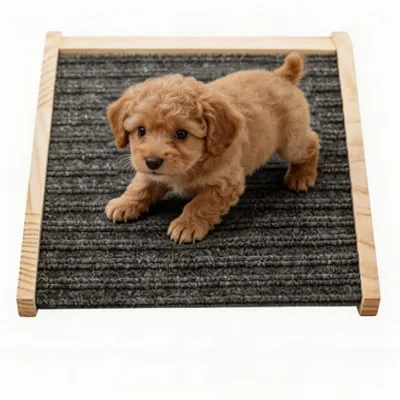 Immagine prodotto di Rampa in legno per cani, con angolo basso e superficie antiscivolo, ideale per cani e gatti di piccola taglia