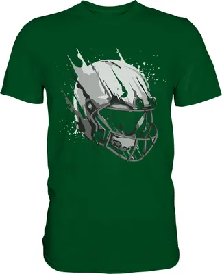 Produktbild von American Football Helm T-Shirt – Bottle Green / XXL