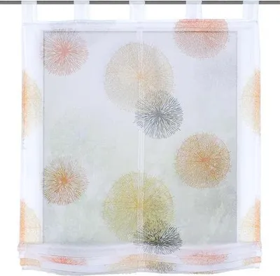 Produktbild von Home Wohnideen Vorhang Rawlins Voile orange 100 x 140 cm Gardine Schlaufenvorhang