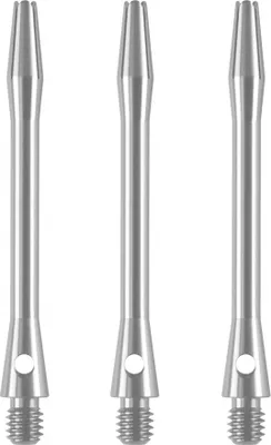 Produktbild von Designa | Aluminium Dartschäfte | Medium 47mm | Silber | 1 Set
