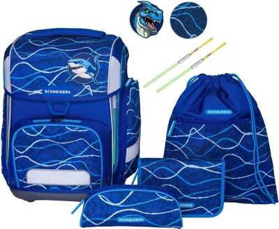 Produktbild von Schneiders Schulranzen Ergolite Set 9-teilig Blue Vibes blau
