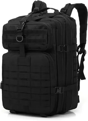 Imagen del producto de Mochila táctica de 45 litros con sistema MOLLE, impermeable y con múltiples compartimentos