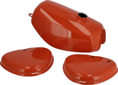 Produktbild von Set: Tank + Seitendeckel, Flammrot - Simson S51, S70