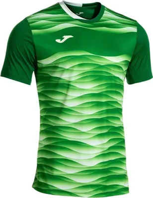 Zdjęcie produktu dla Koszulka z krótkim rękawem Joma Tiger Vii, zielona, rozmiar M, męska, zielona, M