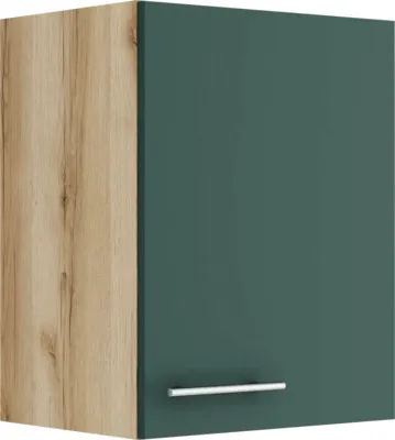 Produktbild von Optifit Hängeschrank Savona405 BxTxH 45 x 34,6 x 57,6 cm grün matt zerlegt Anschlag reversibel KUSA O456-9+