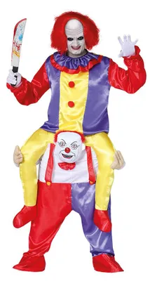 Produktbild von Huckepack Clown Kostüm für Herren, Größe:L